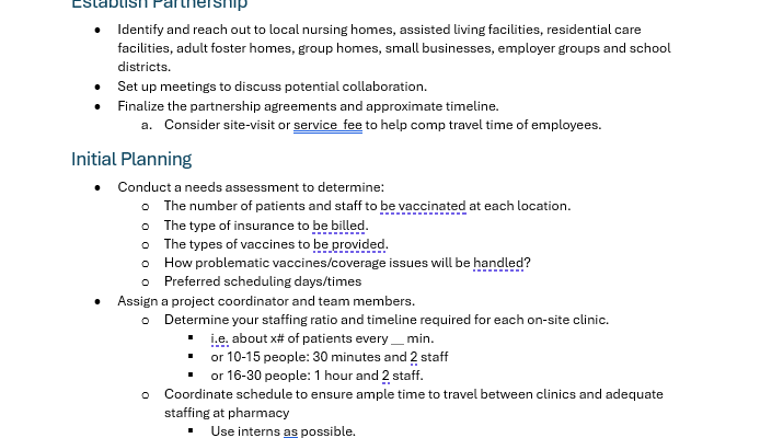 Immunization Clinics