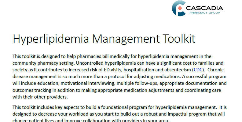 Hyperlipidemia Management Toolkit