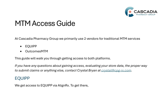 MTM Access Guide